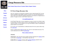 Desktop Screenshot of clergyresource.com